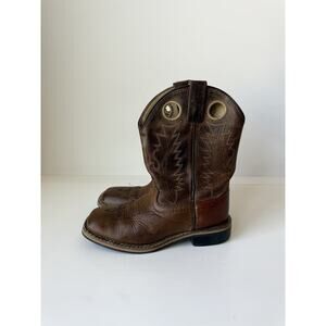 Smoky Mountain Boys' Leather Western Boot - Square Toe - 3662 C Size 2R